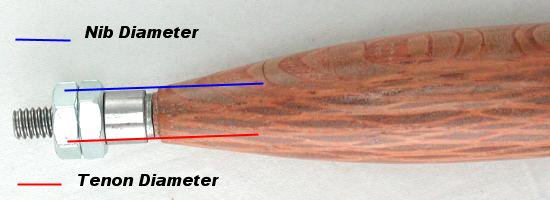 Pentel Pencil Conversion Mandrel Small Sizing Bushing